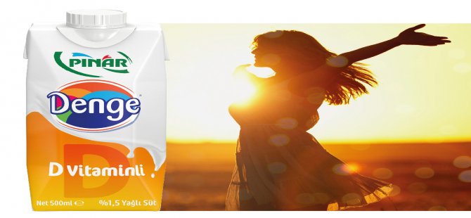 Pınar’dan D Vitamini İlaveli Yeni Ürün: Pınar Denge D Vitaminli Süt