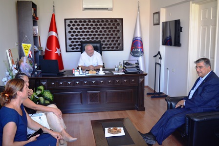 Milletvekili Sındır Aliağa Esnaf ve Sanatkarlar Odasını Ziyaret Etti