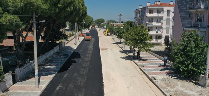 Bergama Asfalt Çalışmaları Hız Kesmeden Devam Ediyor