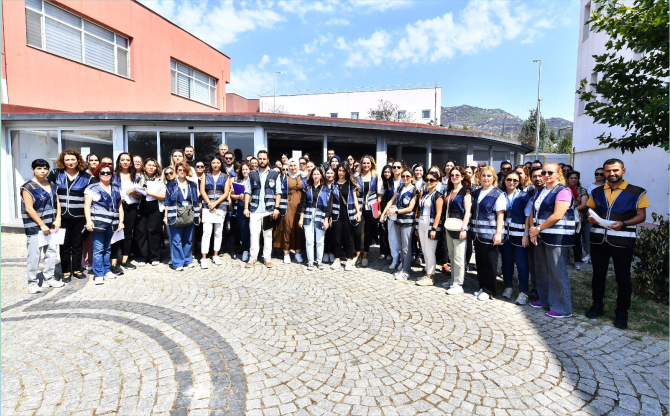 Yangın bölgesinde kapılar tek tek çalındı