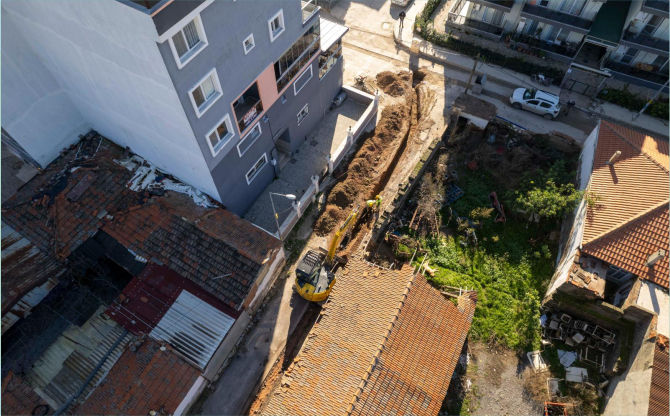 Menemen’in 7 mahallesine 400 milyon liralık içme suyu yatırımı