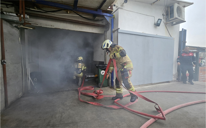 İZDENİZ’den yangın tatbikatı