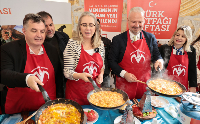Türk Mutfağı Haftası’na Menemen damgası!