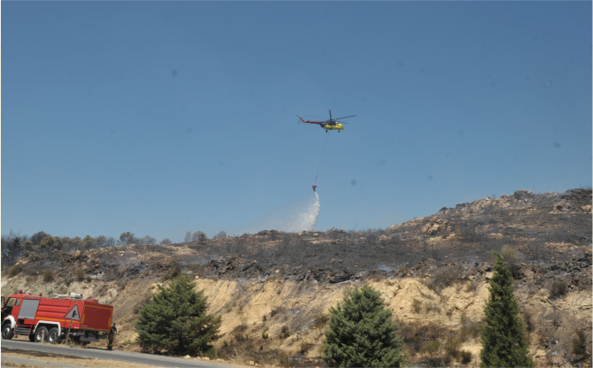 Aliağa Pınarcık Mevkii'ndeki Yangın Söndürüldü