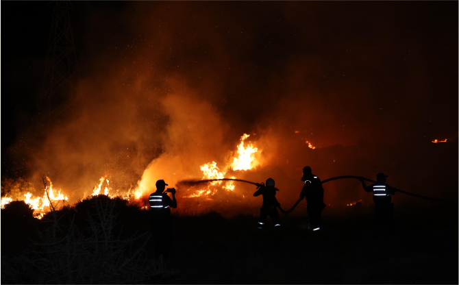 Çeşme’deki Yangın Kontrol Altına Alındı