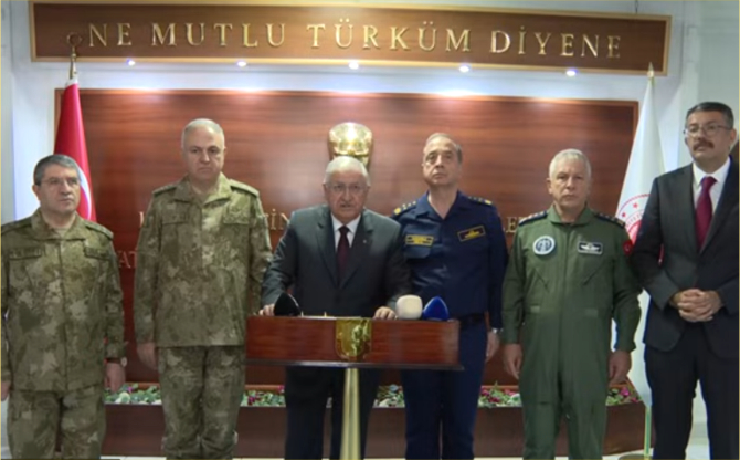 Bakan Yaşar Güler, 12 Şehit İçin Açıklama Yaptı