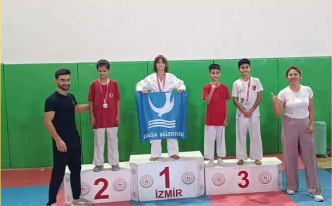 Aliağalı Sporcular Yine Zirvede