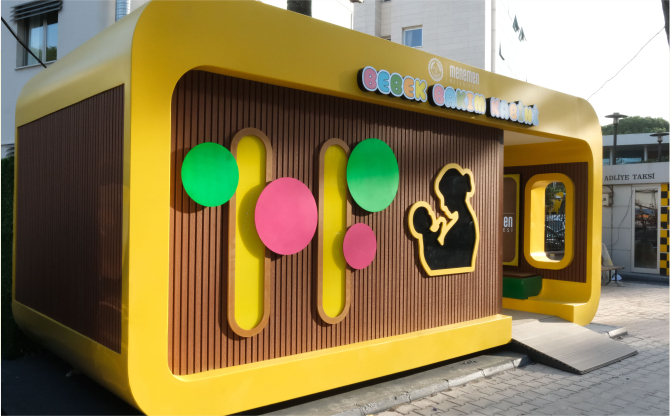 Menemen'de bebekli annelere özel hizmet!