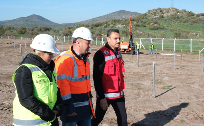 Dikili Belediyesi Güneş Enerjisi Santrali Projesi Emin Adımlarla İlerliyor