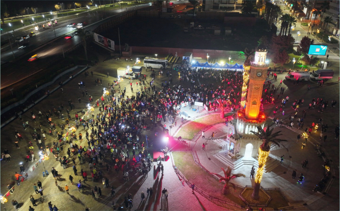 En uzun geceyi İzmirliler aydınlattı