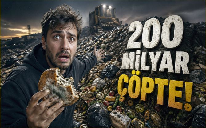 Gıda İsrafının Bedeli Ağır: Yıllık 200 Milyar Lira Çöpe Gidiyor