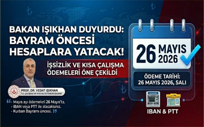 Bakan Işıkhan Duyurdu: Bayram Öncesi Hesaplara Yatacak!