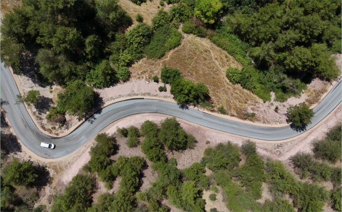 Kınık’ta 5 mahalleyi birbirine bağlayan yollar yenilendi
