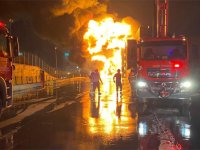 İzmir İtfaiyesi, Aliağa’da büyük bir felaketin önüne geçti