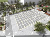 Kınık Cumhuriyet Meydanı yeni çehresine kavuşuyor